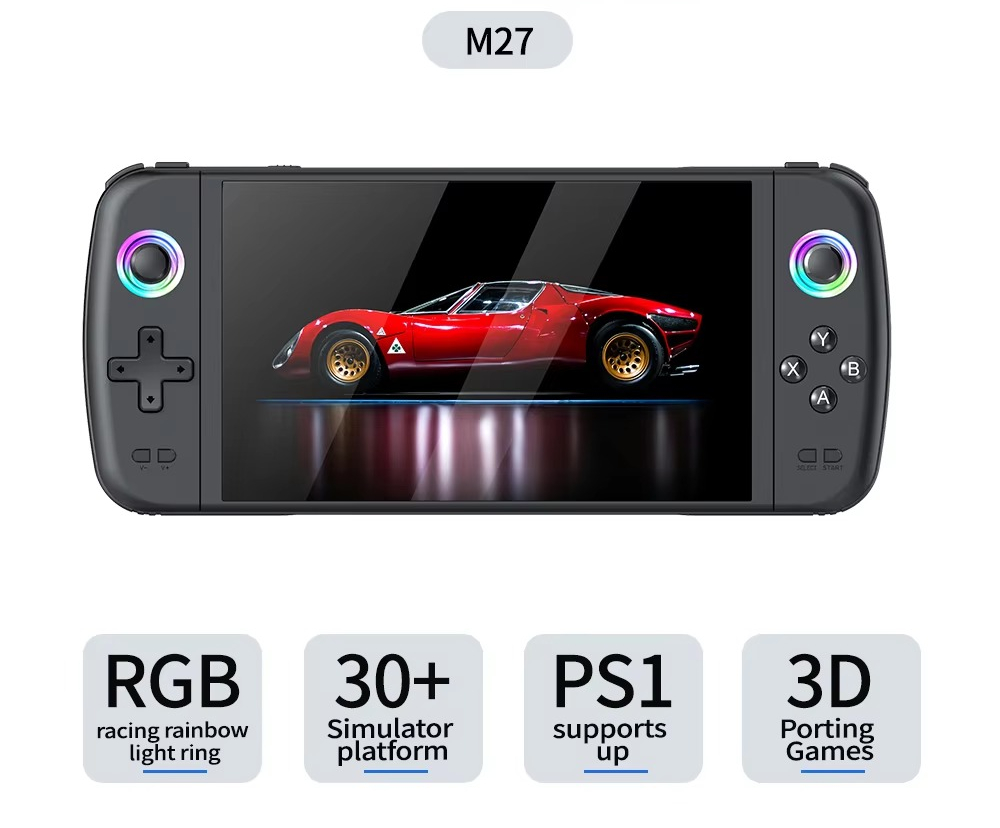 M27 7 Inch Handheld Game Conso - đánh giá và giá Gaming Console For Kids