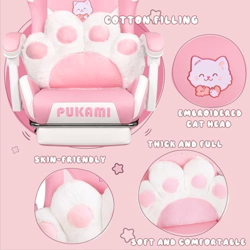 Pink Gaming Chair Cute with Ca - đánh giá và giá Gaming Chair Cushion