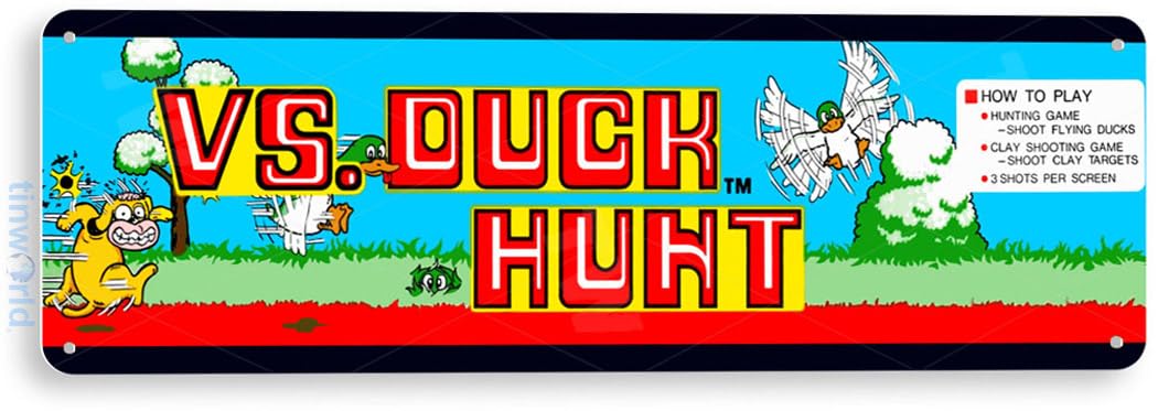 TIN SIGN Duck Hunt Arcade Marq - đánh giá và giá Gaming Console Shop