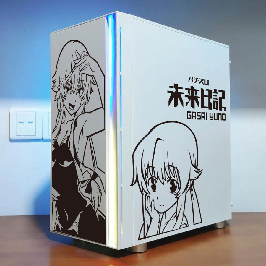 Future Diary Anime Stickers fo - đánh giá và giá Console Gaming Pc Case