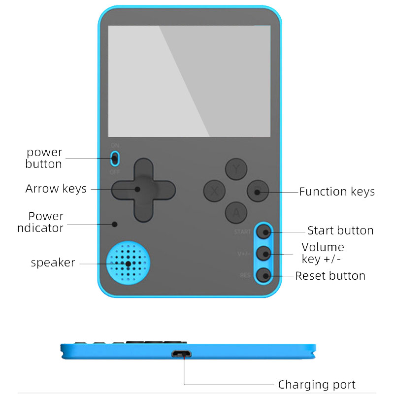 k10 Thin Handheld Game Console - đánh giá và giá Gaming Console G5