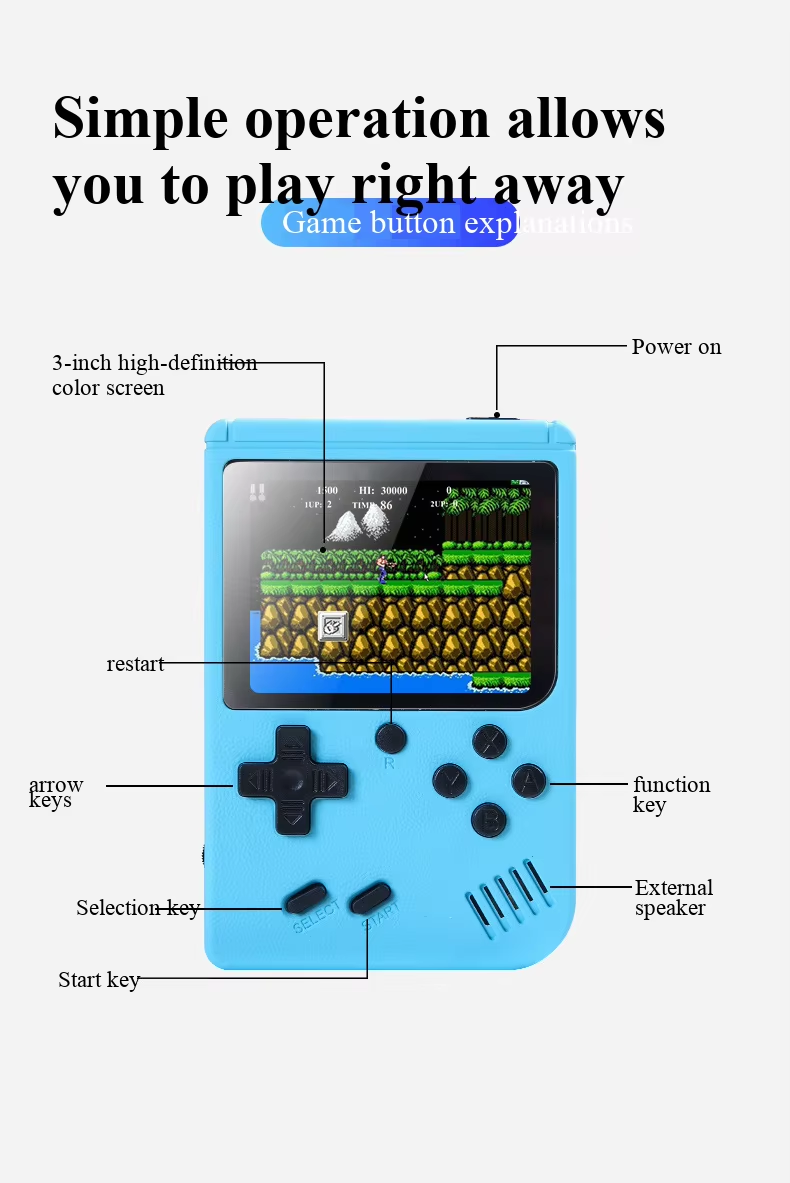 NEW 3 Inch Portable Retro Mini - đánh giá và giá Gaming Console G5