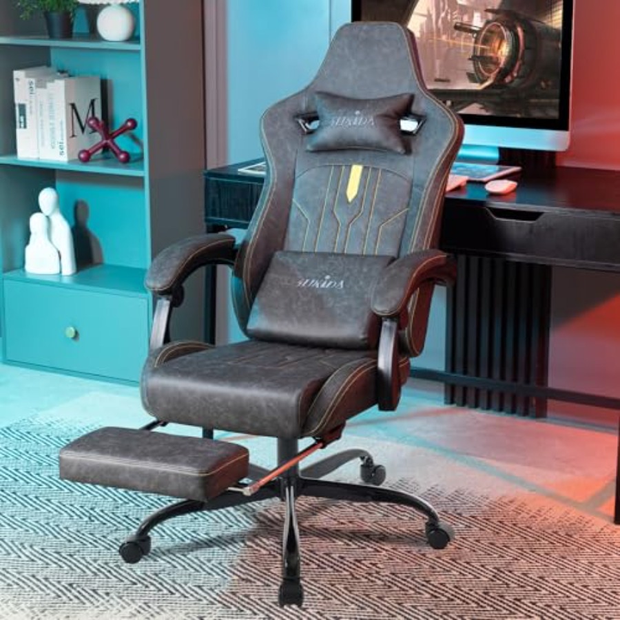 Gaming chair with footrest for - đánh giá và giá Gaming Chair Cushion