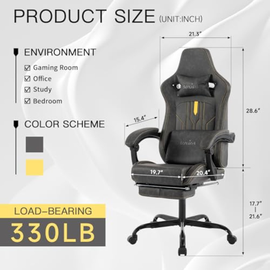 Gaming chair with footrest for - đánh giá và giá Gaming Chair Cushion