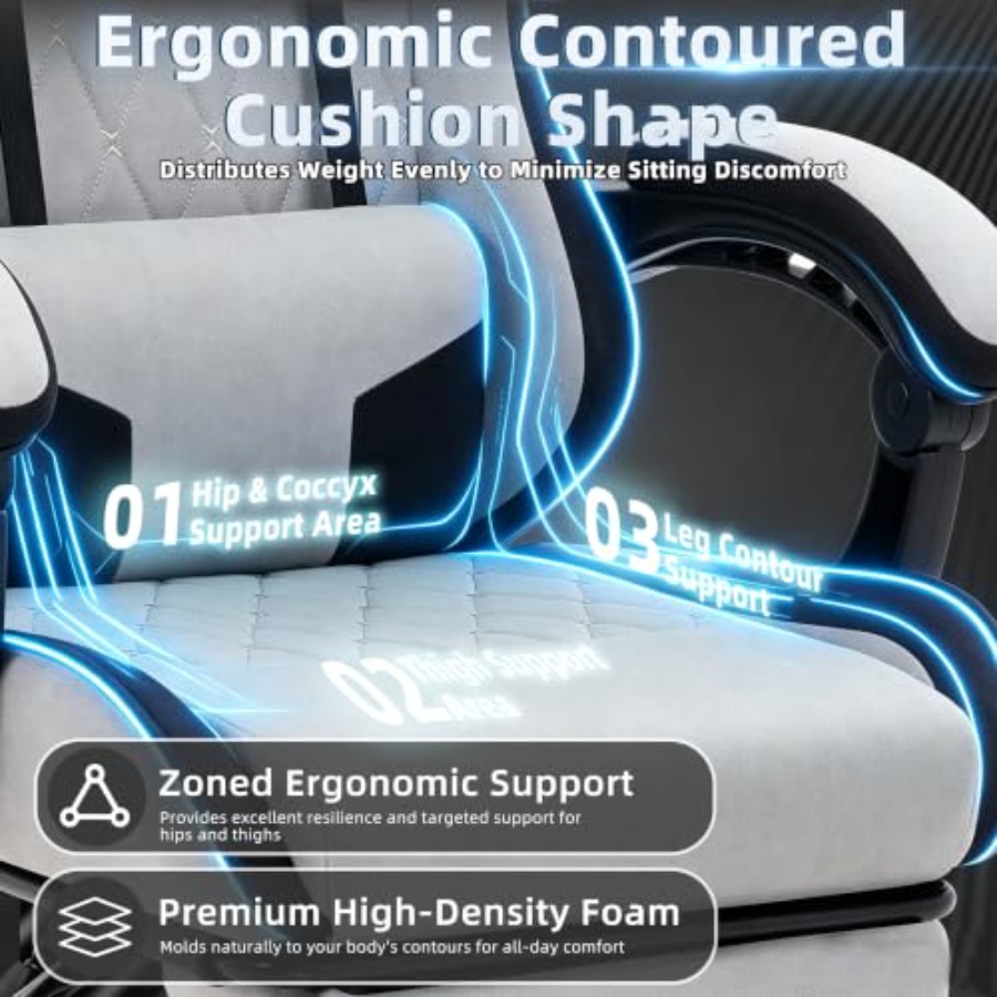 Gaming Chair for Adults: Fabri - đánh giá và giá Gaming Chair Cushion