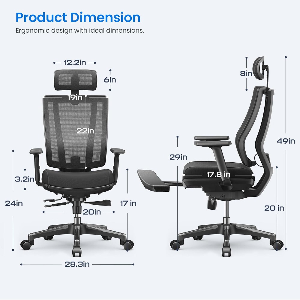 Adjustable Office Chair: Ergon - đánh giá và giá Gaming Chair Cushion