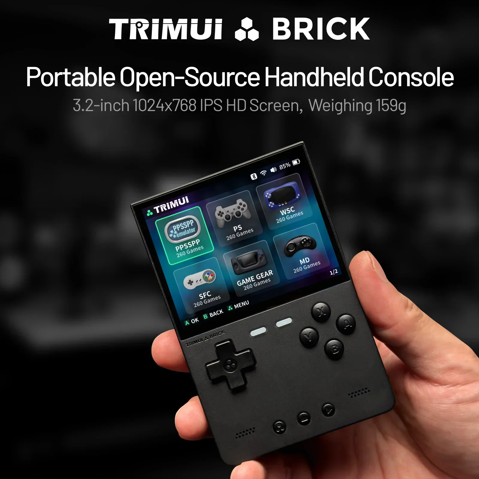 Trimui BRICK Retro Handheld Ga - đánh giá và giá Gaming Console G5