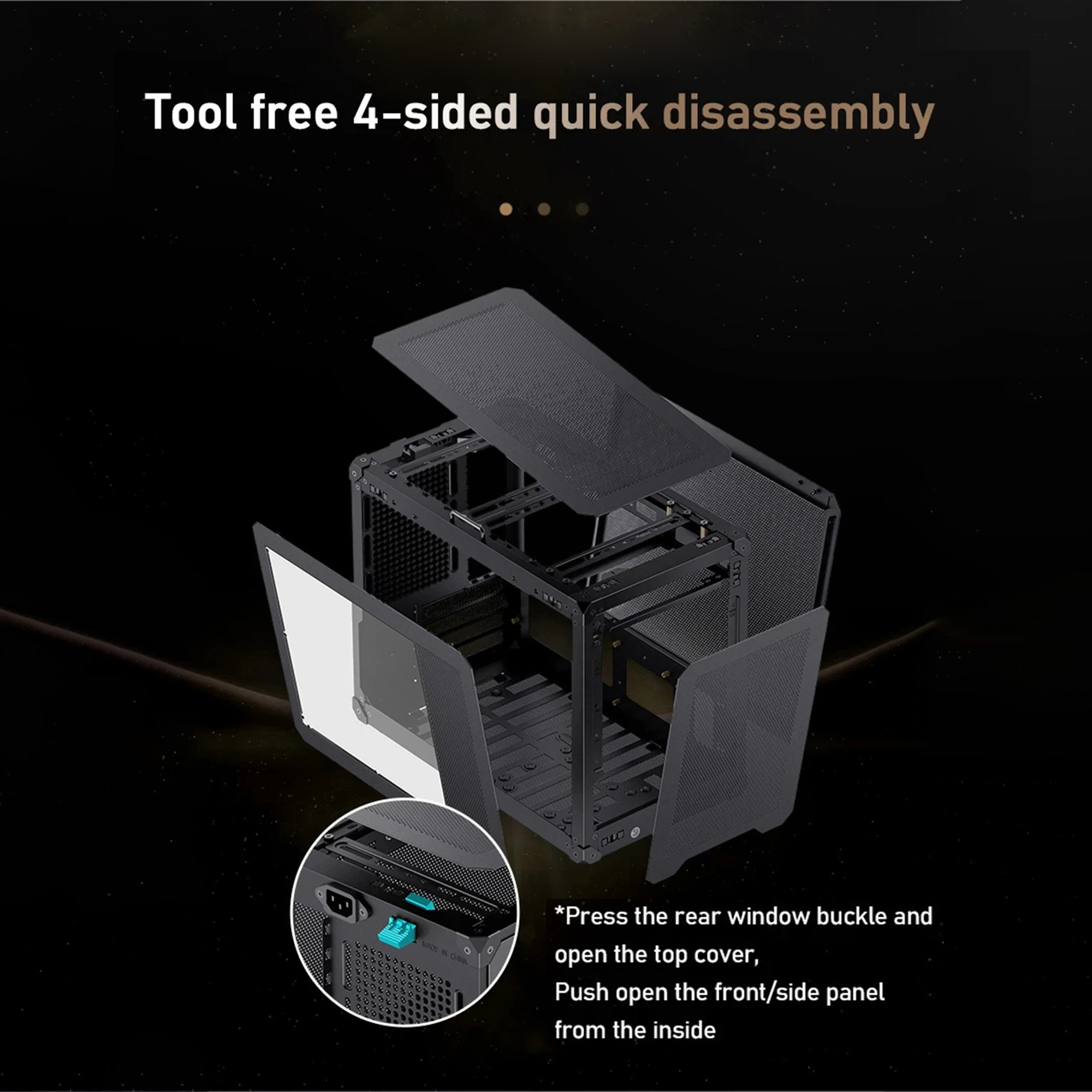 JONSBO C6 MAX Mesh Handle MATX - đánh giá và giá Console Gaming Pc Case