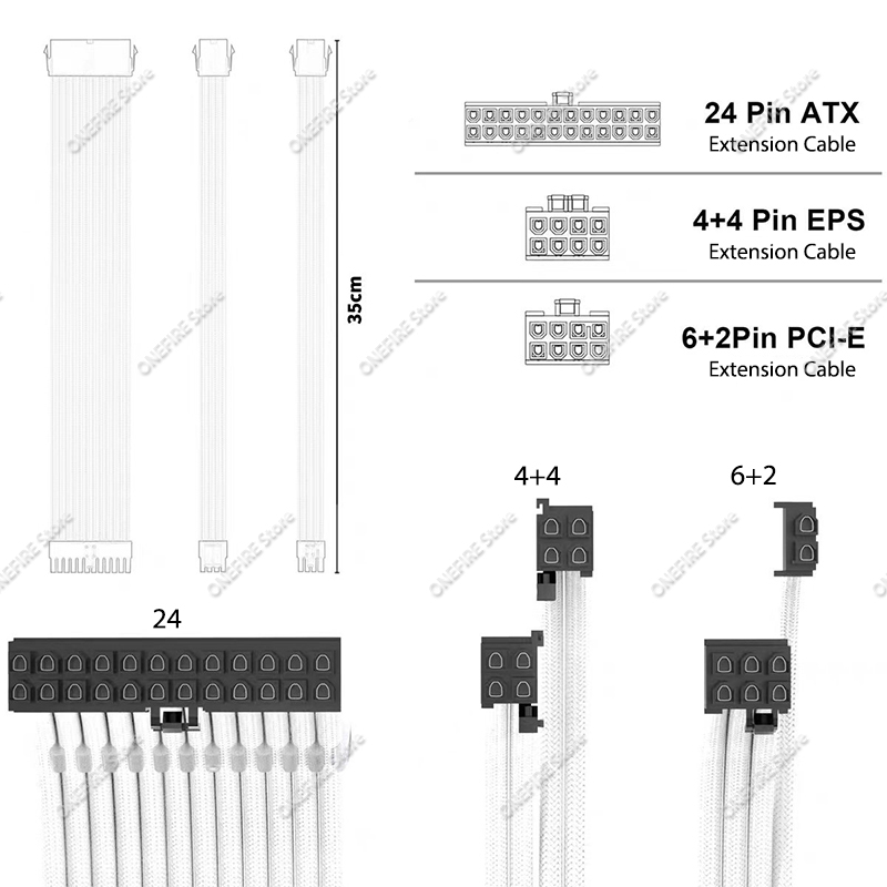 PSU Extension Cable Motherboar - đánh giá và giá Console Gaming Pc Case