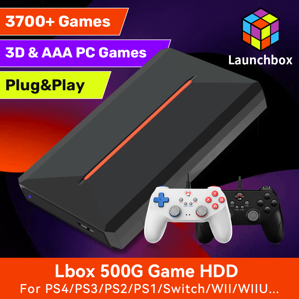 Launchbox 500G Gaming Hard Dri - đánh giá và giá Gaming Console Cube