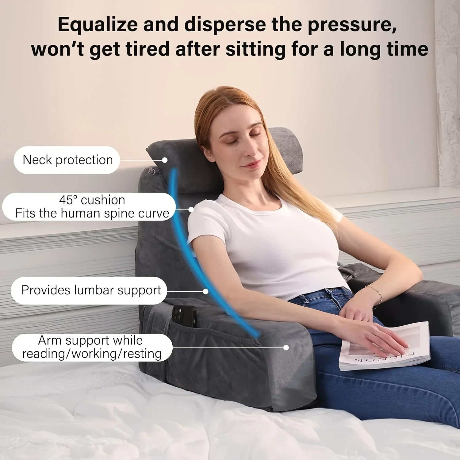 Memory Foam Reading Pillow for - đánh giá và giá Gaming Chair Cushion